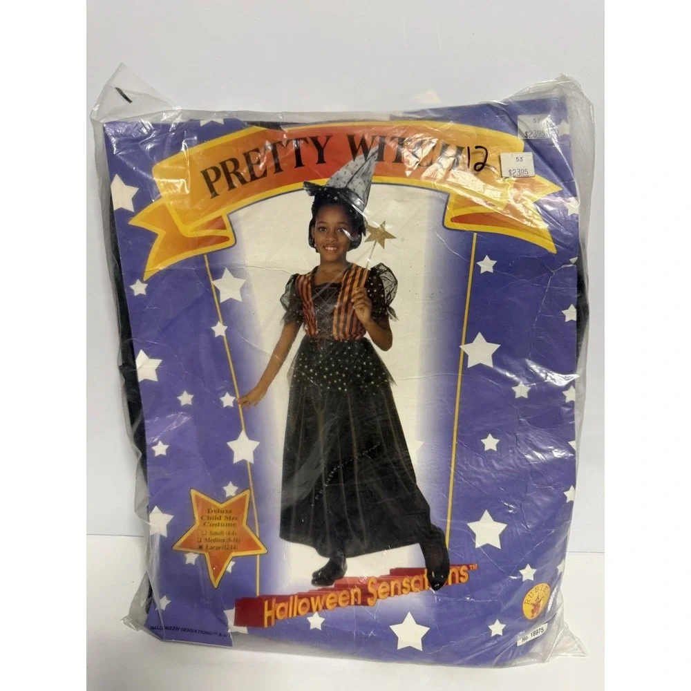 Pretty Witch Halloween Costume Size 12-14 H-1